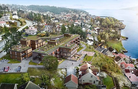 Oversiktsbilde Grande Panorama i Oslo, illustrasjon til artikkel Eiendomsinvestorenes høyre hånd
