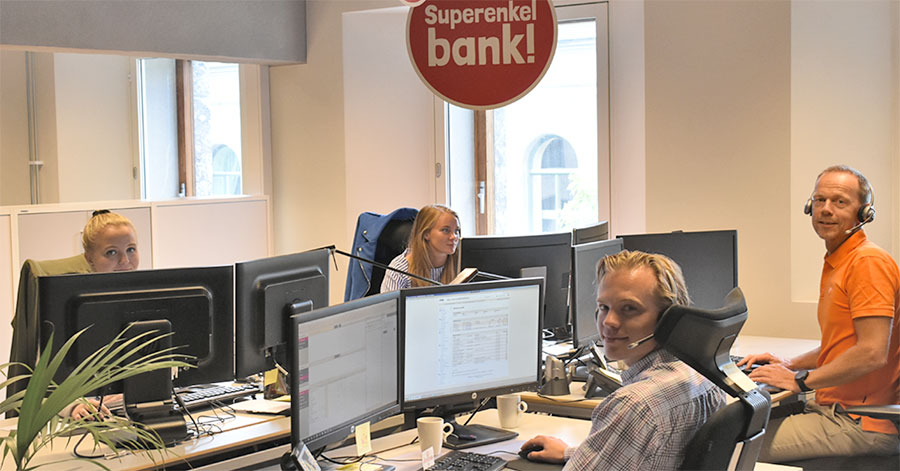 Kundeservice i BN Bank er heltene ved første linje.